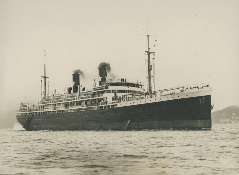 Piroscafo da passeggeri "Leonardo Da Vinci" per la Società Transatlantica Italiana