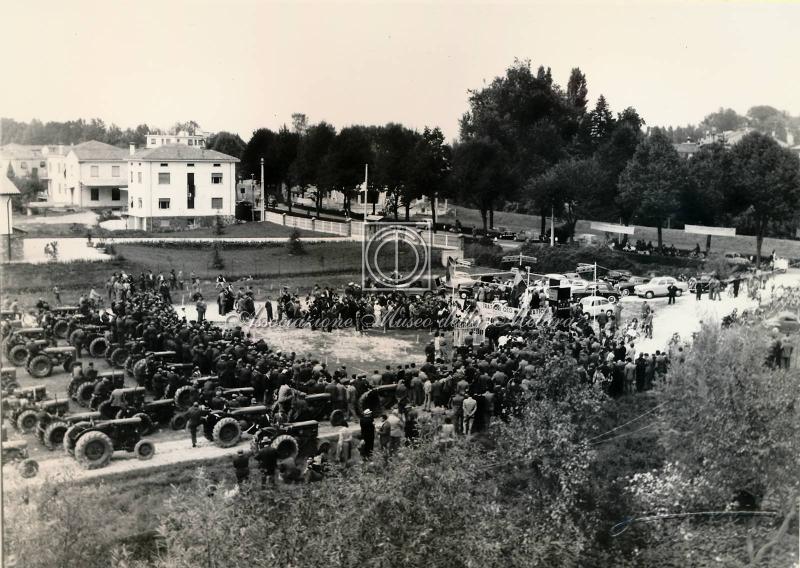 Veduta della manifestazione nei campi di Portogruaro