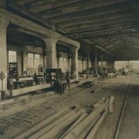 Fabbricato segheria, lato ovest cantieri