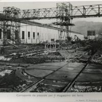 Carroponte da piazzale per il magazzino del ferro